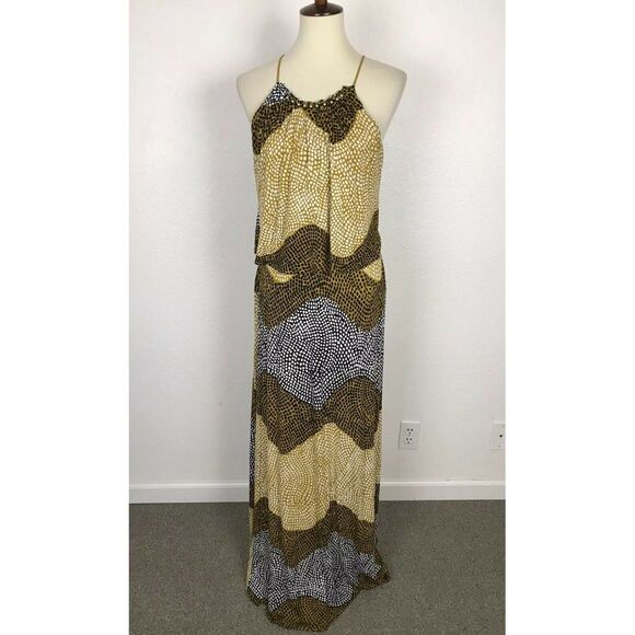 H&M Tiered Studded Stretch Maxi Tank Dress - Picture 1 of 8